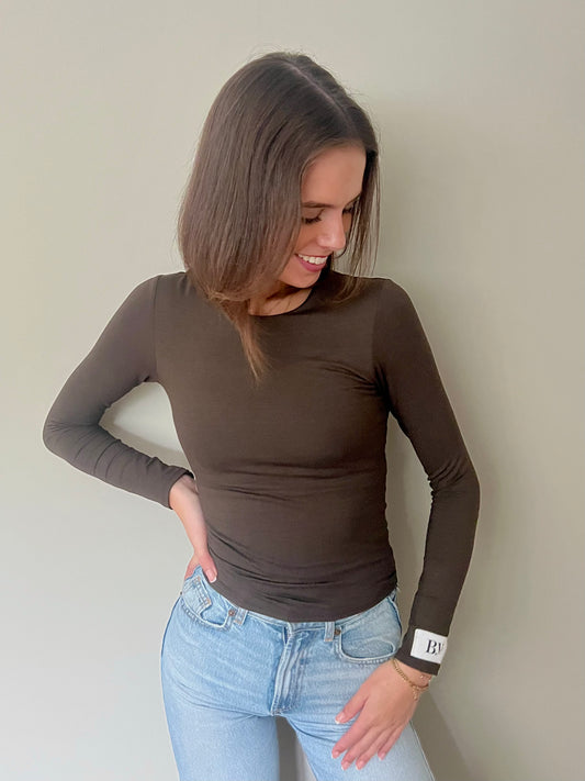 BASIC CHOCO LONGSLEEVE