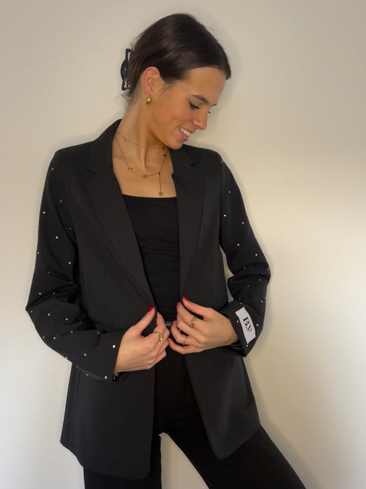 ALL EYES ON YOU BLAZER SILVER DIAMONDS