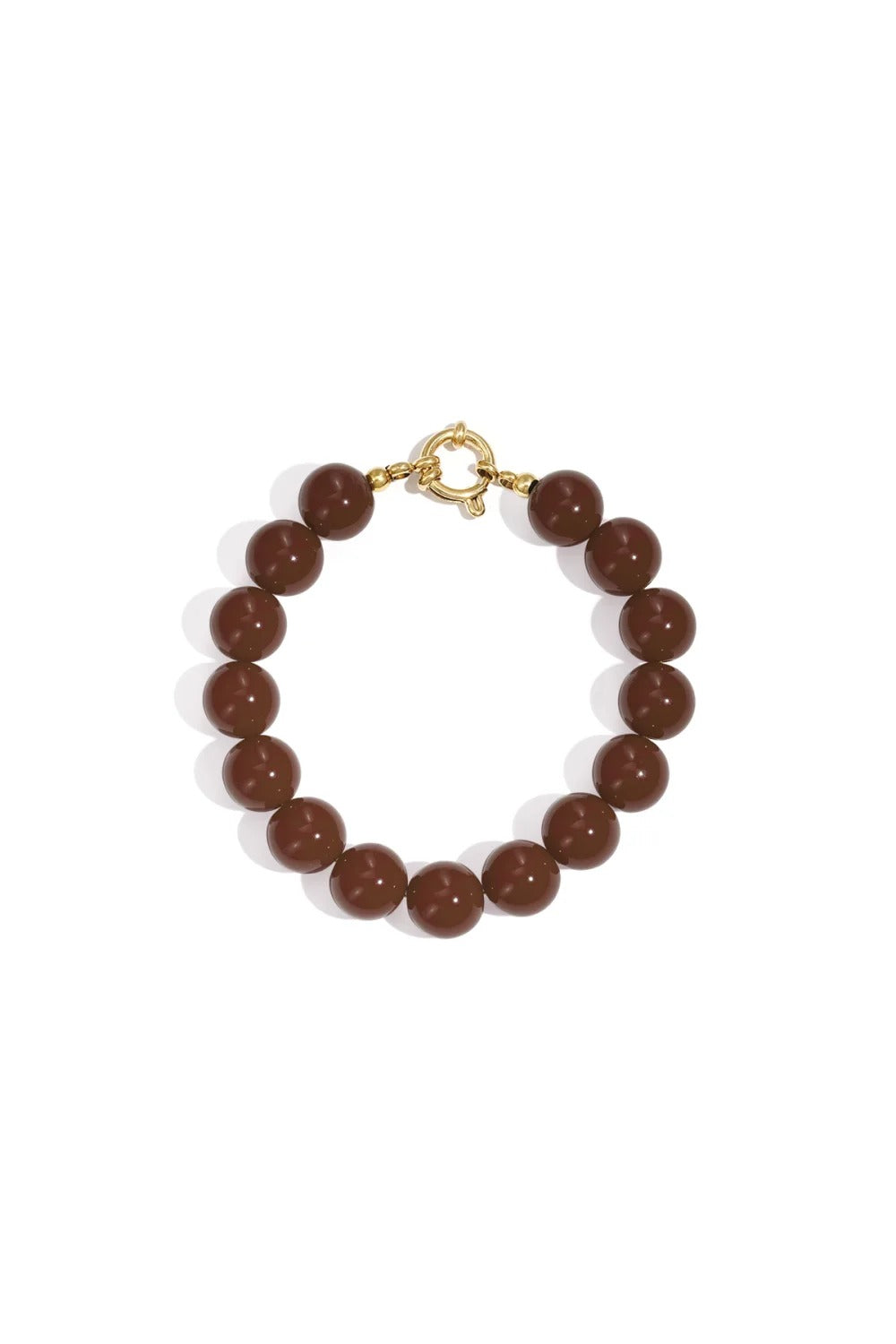 BEADS BRACELET BROWN